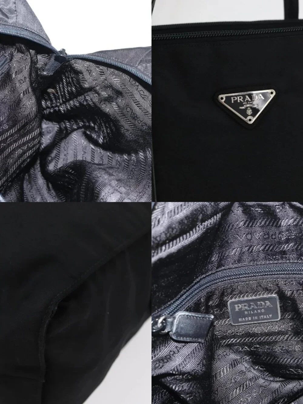 Prada brand	prada color	black